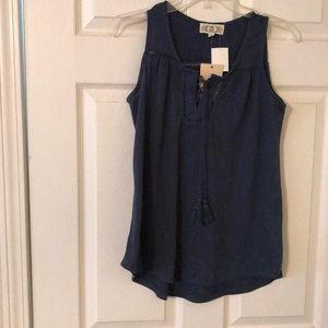 Pink rose tank top NWT